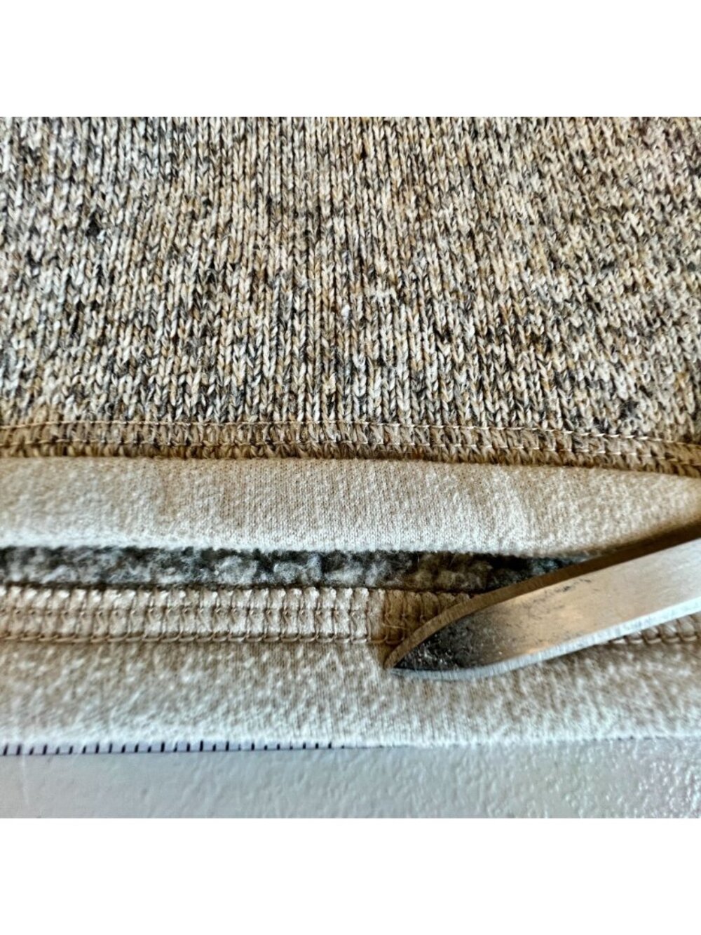 Patagonia Better Sweater Women L 1/4 Zip Pullover Gray Heather Fleece Outdoor - Picture 8 of 16